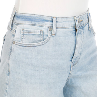 Thumbnail 4: NYDJ Women's Relaxed Frayed Hem Denim Shorts  
