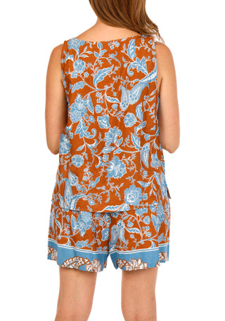 Thumbnail 5: Cece Women's 2 Pc Print Tank and Short Set 