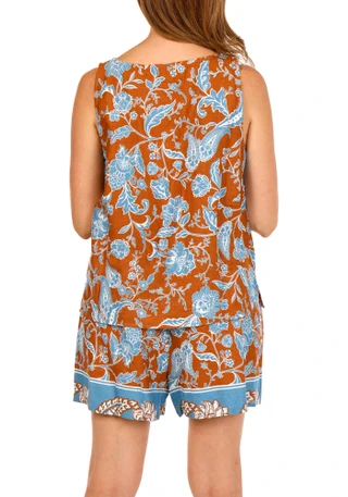 Thumbnail 8: Cece Women's 2 Pc Print Tank and Short Set 