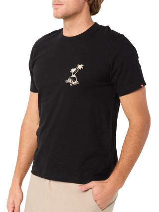 Thumbnail 3: Quiksilver Men's Solid Short Sleeve Logo Tee 