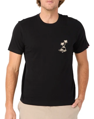 Thumbnail 1: Quiksilver Men's Solid Short Sleeve Logo Tee 