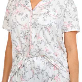 Thumbnail 2: Laura Ashley Women's 2 Pc Floral Pajama Pants Set 