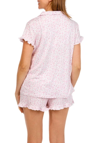 Thumbnail 2: Laura Ashley Women's 2 Pc Pajama Shorts Set 