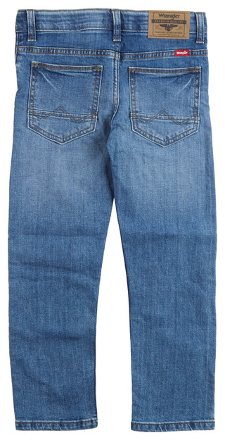 Thumbnail 5: Wrangler Little Boy's Slim Fit Denim Jeans 
