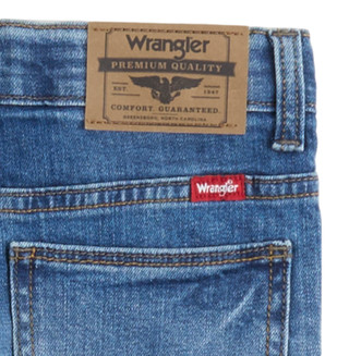 Thumbnail 6: Wrangler Little Boy's Slim Fit Denim Jeans 