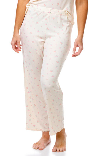 Thumbnail 4: Laura Ashley Women's 2 Pc Floral Pajama Pants Set 