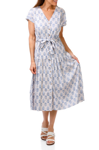 Thumbnail 1: Lucky Brand Women's Belted Button Up Shirt Dress 