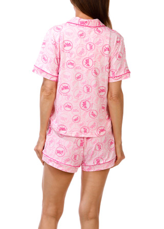 Thumbnail 4: Laura Ashley Juniors 2 Pc Scottie Pajama Shorts Set 