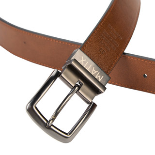 Thumbnail 3: Matix Men's Pebble Grain Reversible Belt 