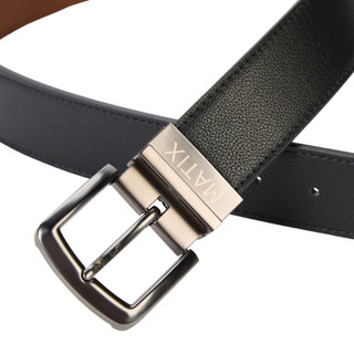 Thumbnail 4: Matix Men's Pebble Grain Reversible Belt 