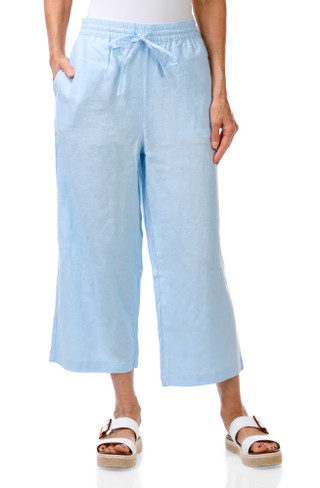Thumbnail 1: DKNY Women's Solid Linen Pants  