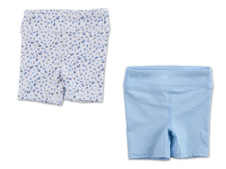 Thumbnail 2: 90 Degree Girls 2 Pk Bike Shorts  