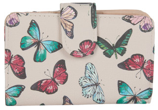 Thumbnail 1: Mundi Textured Butterfly Print Wallet 