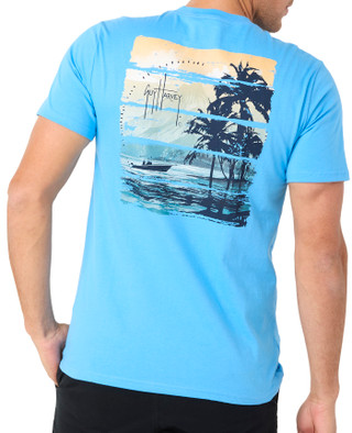 Thumbnail 2: Guy Harvey Men's Outdoor Short Sleeve Logo Tee 
