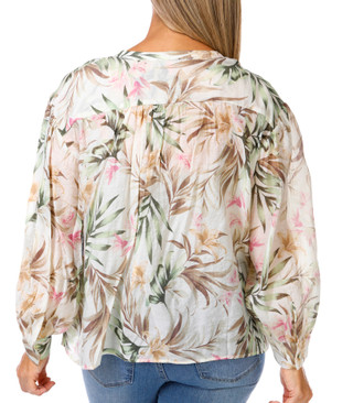 Thumbnail 5: Vince Camuto Women's Floral Oversized Peasant Top 