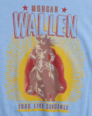 Thumbnail 6: MORGAN WALLEN Juniors Short Sleeve Long Live Cowgirls Tee 