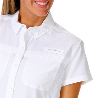 Thumbnail 3: Eddie Bauer Women's Short Sleeve Outdoor Button Down Performance Top 