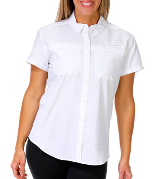 Thumbnail 2: Eddie Bauer Women's Short Sleeve Outdoor Button Down Performance Top 