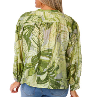 Thumbnail 3: Vince Camuto Women's Oversized Print Peasant Top 