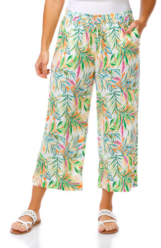 Thumbnail 1: Stella Parker Women's Printed Capri Pants 