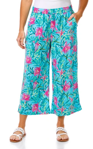 Thumbnail 1: Stella Parker Women's Printed Capri Pants 