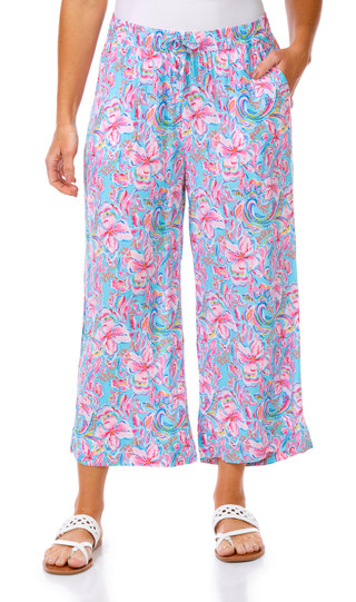 Thumbnail 1: Stella Parker Women's Printed Capri Pants 