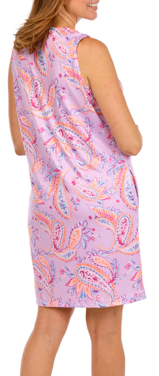 Thumbnail 5: Stella Parker Women's Active Sleeveless Split Neck Dress 