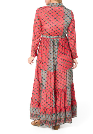 Thumbnail 2: Raga Women's Long Sleeve Print Maxi 