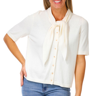 Thumbnail 1: Cece Women's Short Sleeve Button Up Cardigan 