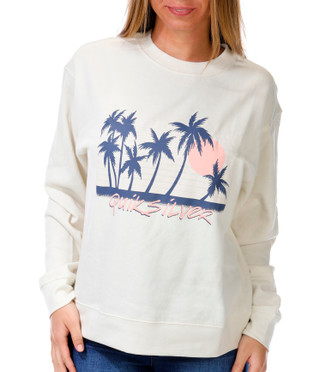 Thumbnail 1: Quicksilver Juniors Long Sleeve Sunset Palm Sweatshirt 