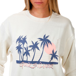 Thumbnail 4: Quicksilver Juniors Long Sleeve Sunset Palm Sweatshirt 