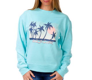 Thumbnail 2: Quicksilver Juniors Long Sleeve Sunset Palm Sweatshirt 