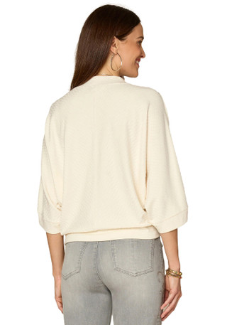 Thumbnail 8: Democracy Petite 3Q Sleeve Banded Hem Knit Top 