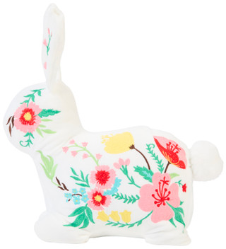 Thumbnail 1: PD HOME 14 in Embroidered Stuffed Bunny  