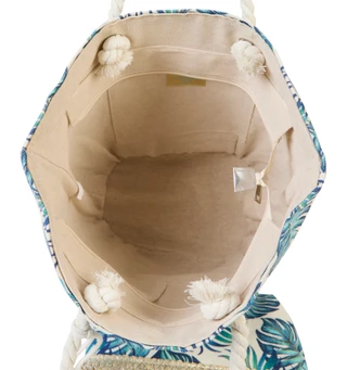 Thumbnail 3: Caribbean Joe Monstera Leaf Beach Tote Bag 