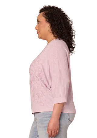 Thumbnail 7: Democracy Plus 3Q Applique Dolman Top 