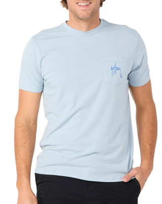 Thumbnail 1: Guy Harvey Men's Short Sleeve Logo Marlin Graphic Tee 