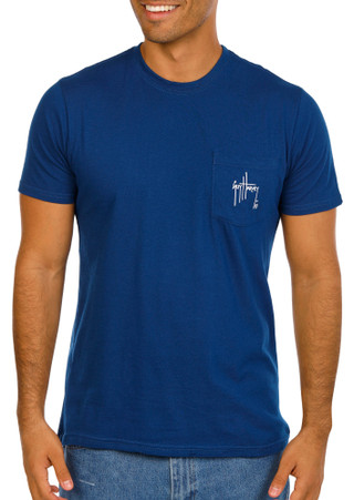 Thumbnail 2: Guy Harvey Men's Short Sleeve Logo Marlin Graphic Tee 
