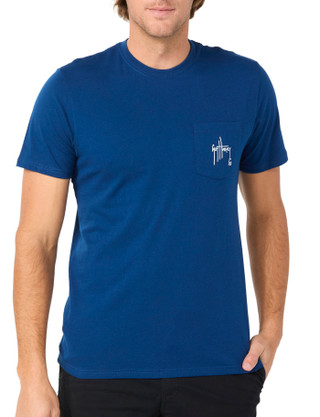 Thumbnail 1: Guy Harvey Men's Short Sleeve Logo Marlin Graphic Tee 