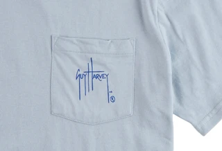 Thumbnail 2: Guy Harvey Men's Short Sleeve Logo Marlin Graphic Tee 