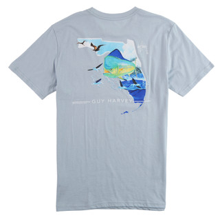 Thumbnail 3: Guy Harvey Men's Short Sleeve Logo Marlin Graphic Tee 
