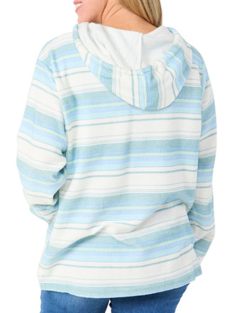 Thumbnail 2: US VINTAGE Juniors Stripe Baja Pullover Hoodie 
