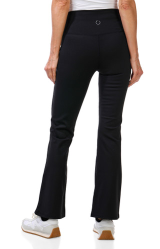 Thumbnail 6: DOWNTOWN MOTION Women's Active Solid Flare Leg Pants  