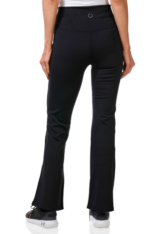 Thumbnail 7: DOWNTOWN MOTION Women's Active Solid Flare Leg Pants  