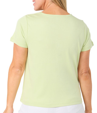 Thumbnail 2: Coral Bay Women's Petite Keyhole Front Top  