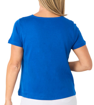 Thumbnail 2: Coral Bay Women's Petite Keyhole Front Top  