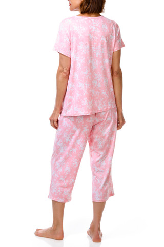 Thumbnail 3: Laura Ashley Women's 2 Pc Floral Pajama Pants Set 