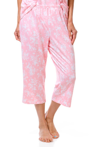 Thumbnail 4: Laura Ashley Women's 2 Pc Floral Pajama Pants Set 