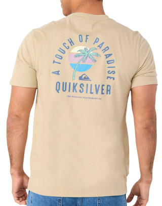 Thumbnail 2: Quiksilver Men's Solid Logo Graphic Tee 