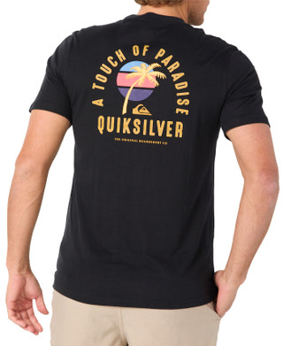 Thumbnail 2: Quiksilver Men's Solid Logo Graphic Tee 
